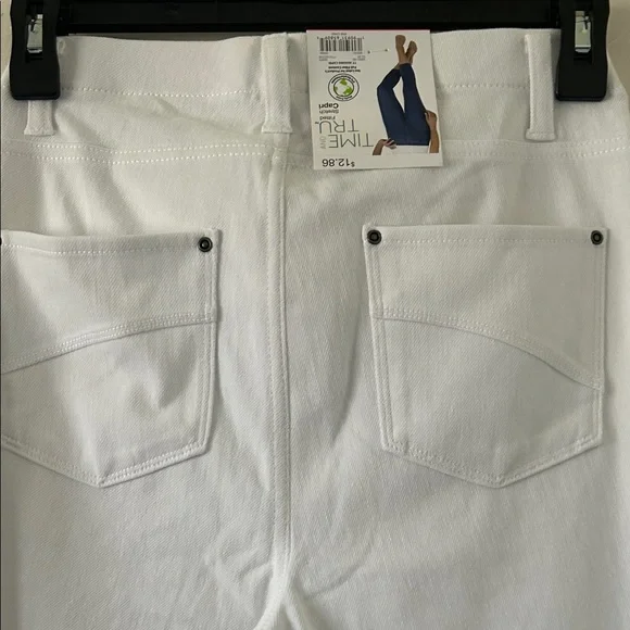 Time and Tru White Women's Pants - Picture 3 of 5